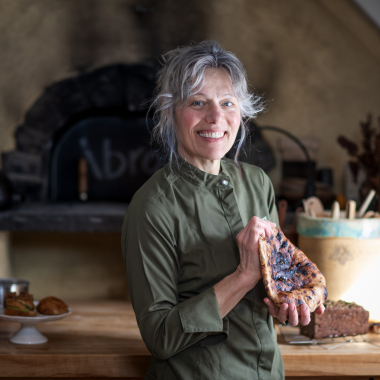 Heike with bread